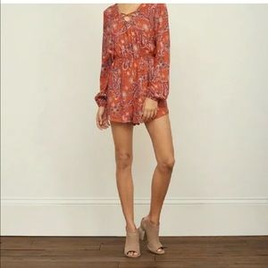 Abercrombie & Fitch Women's Paisley Romper
